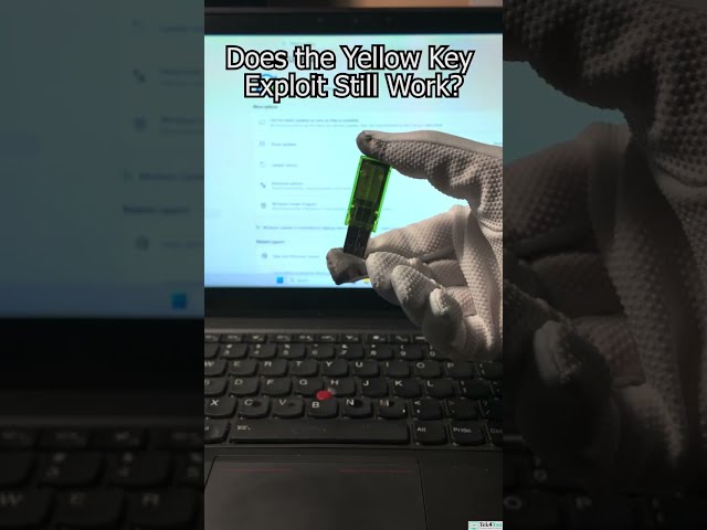 Does the Yellow Key Exploit Still Work? #windows  #exploit #itsecurity