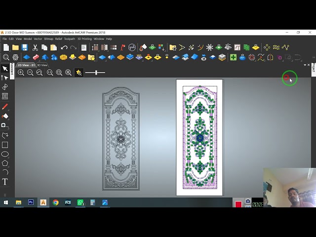 TOLLPAT 🔥 ArtCAM 2018 Practical Class  CNC Design Ready  Step by Step হাতে-কলমে শেখানো