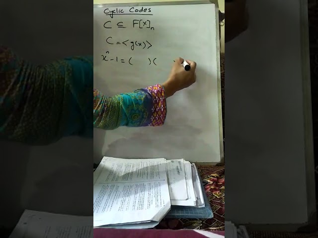 Cyclic codes, construction method