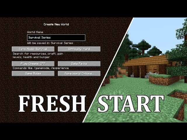 Getting started in Minecraft | Minecraft guide (1.17 Let's Play) Episode 1
