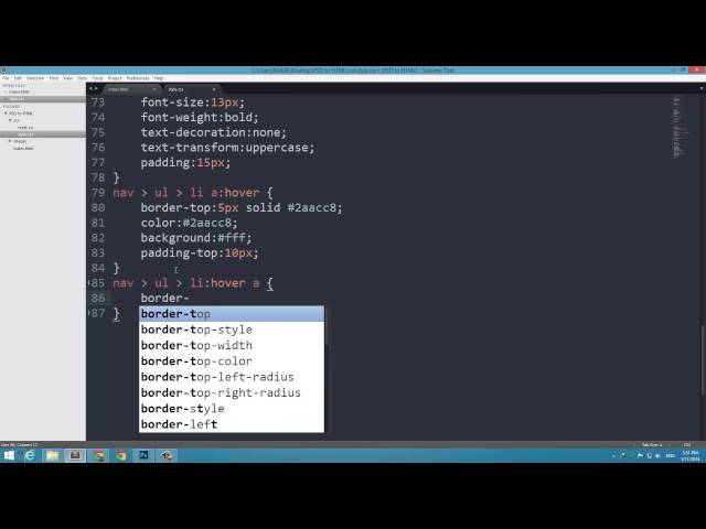 04. PSD2HTML সিএসএস দিয়ে বেসিক স্টাইলিং ও হেডার স্টাইলিং