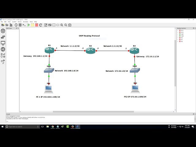 How To Configure OSPF in GNS3 - OSPF Routing Configuration Step by Step - OSPF Basic Concepts