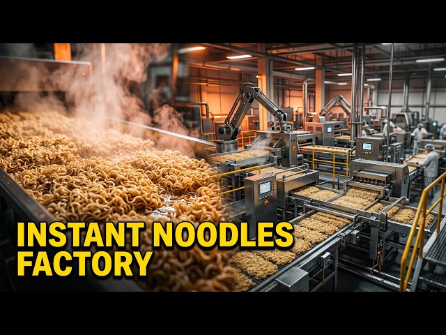 How Instant Noodles Are Made Inside Mega Factories #factory #process #howitsmade #instantnoodles