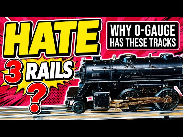 ¿ODIAR los trenes de 3 rieles? Por qué los trenes escala O tienen ESTAS vías