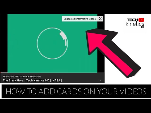 How To Add Cards To Your YouTube Videos ||Tech Kinetics HD||