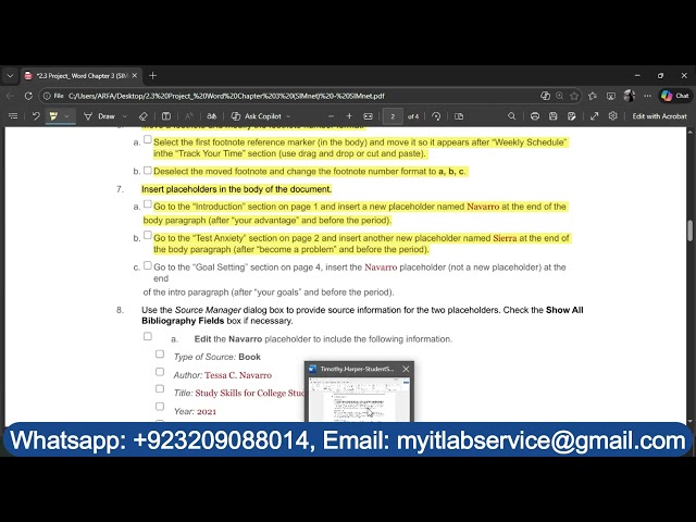 2.3 Project: Word Chapter 3 (SIMnet)|Top 3 Secrets to Mastering Chapter 3 with SIMnet Project Word
