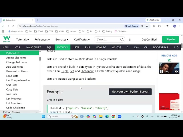Intro to Python Programming: List, Tuple, Set, and Dictionary