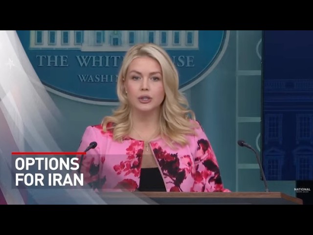 President Trump keeping his OPTIONS OPEN with Iran