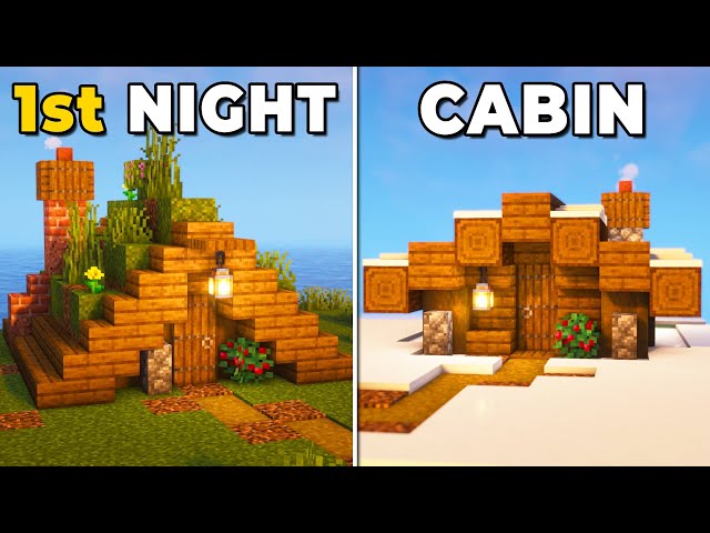 3 Simple Starter Bases for Survival Minecraft! #18