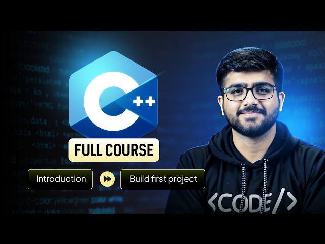 C++ Tutorial for Beginners with Projects | Complete Introduction to C++ Programming | @SCALER