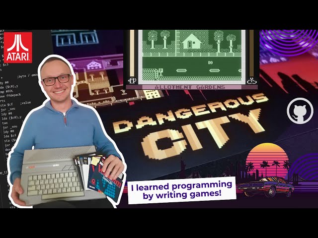 Dangerous City on ATARI 65XE - how my programming journey began!