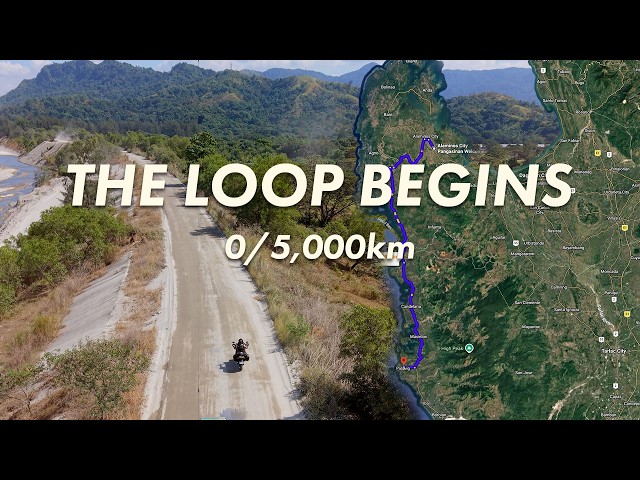 A 5,000km ride begins! Philippine Loop Ep 1 Manila-Zambales-Benguet