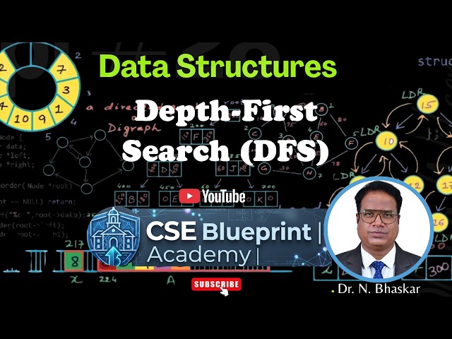 Depth-First Search (DFS) | Graph Traversal Algorithm | Data Structures