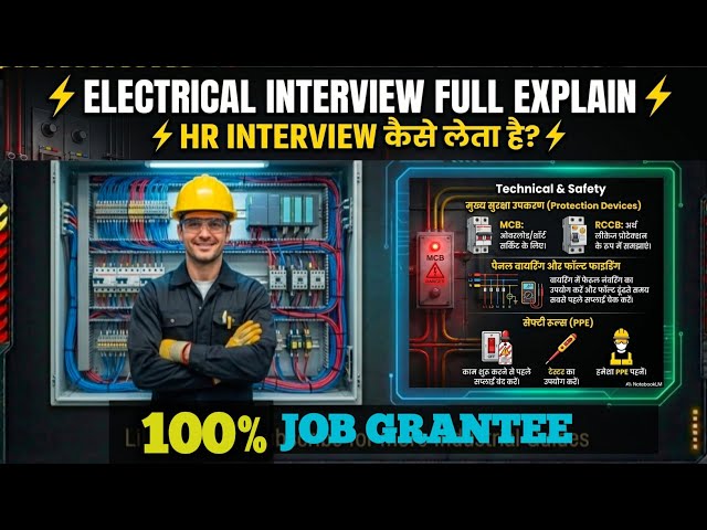 Electrician Interview Ka Full Script 😱 | 100% Job Selection Trick ⚡ | ITI Electrician Interview