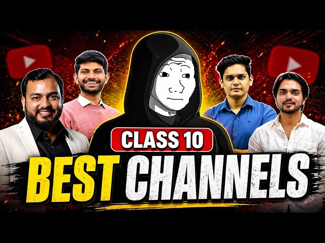 Class 10 Don't follow these channels 🤫| best youtube channel for class 10 | class 10th 🔥