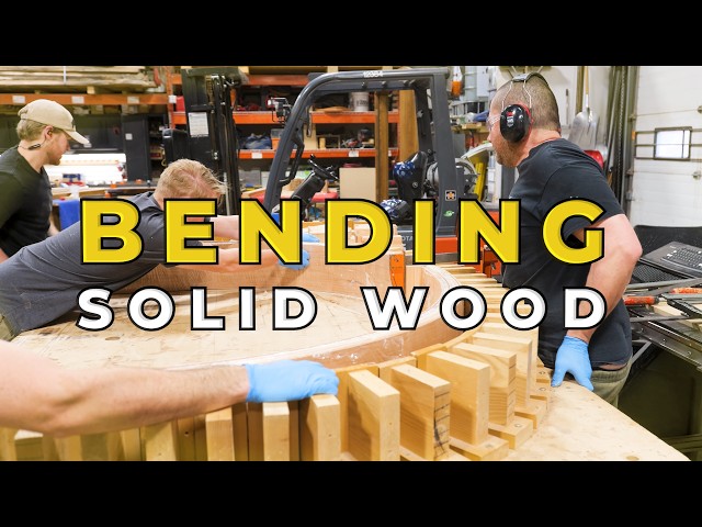 See How We Bent Solid Wood For This Door