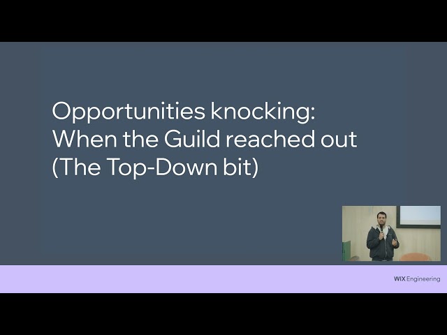 From Where’s the Coffee? to Where’s the Code? - Real Stories of Developer & TL Wins - Bar Amsalem