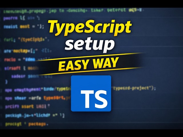 Typescript setup in hindi 2026