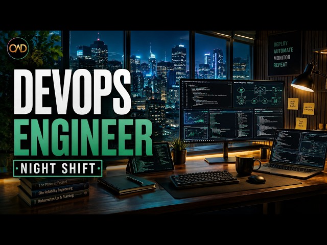 DevOps Engineer Night Shift — 3 Hours of Coding Music for Deep Focus