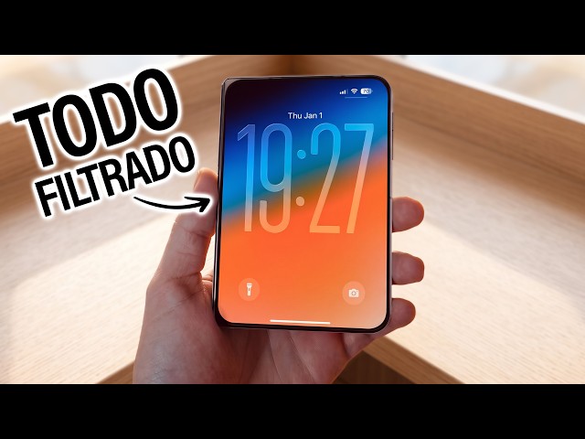 Se filtran TODOS LOS DETALLES del iPhone plegable antes de su lanzamiento | Appe iPhone Ultra