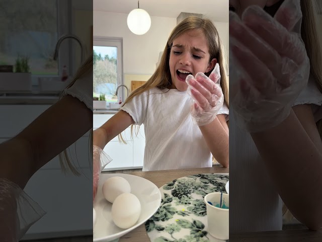 Dyeing Easter eggs 🐰 with a volcano 🌋 #Easter