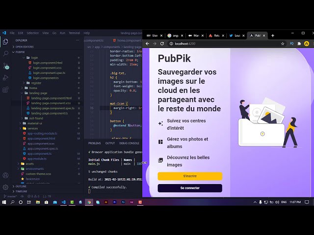 New Modern web app design by Angular material & Angular flex layout