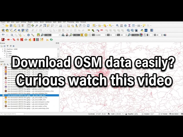 How to Download OpenStreetMap (OSM) Data for Any Region | Free GIS Data Tutorial
