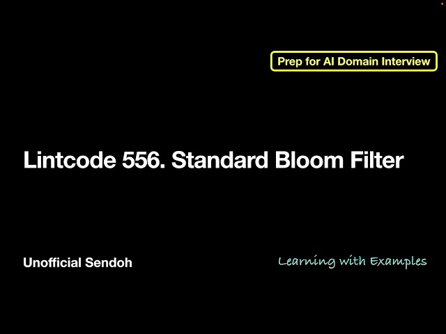 Lintcode 556. Standard Bloom Filter