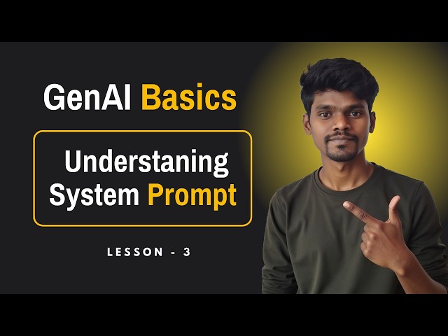 System Prompts Explained: How They Control LLMs | GenAI Basics #3