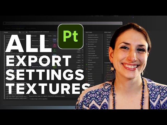 All Texture Export Settings for Substance 3D Painter | EP154