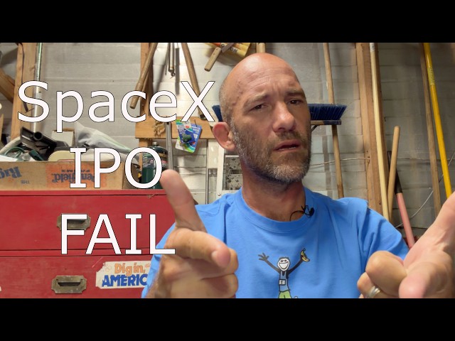 SpaceX IPO is Failing - Stock Crashes Below $125 a Share
