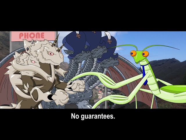 Totally Kaiju Toons vs  Desghidorah Bonaparte III