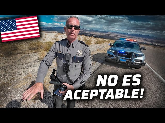 I got stopped by the police on my way to Las Vegas👀😲 | Nevada🇺🇲