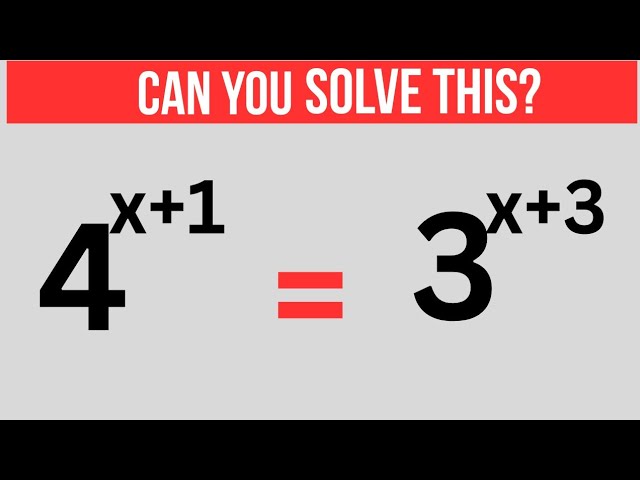 Can You Solve This In 30 Seconds ?  | 🏆 A Nice Math Olympiad Algebra..