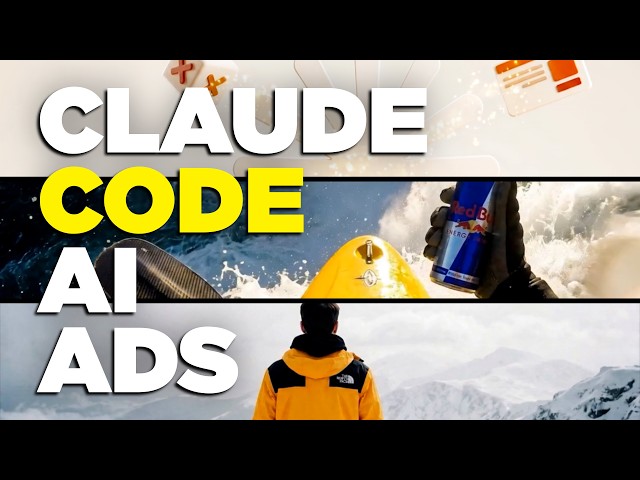 Claude Code makes INSANE Cinematic AI Ads! (full tutorial)