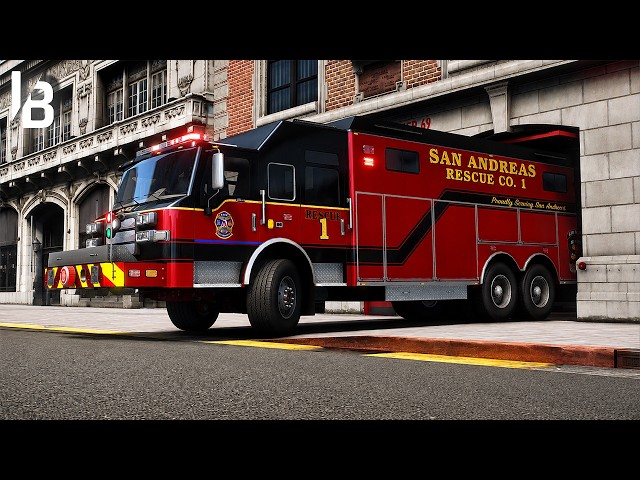The Most Realistic Fire Rescue Ride Along in FiveM RP!