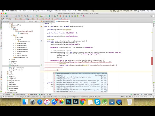 Google Sign-In Firebase Authentication - Android Studio Tutorial