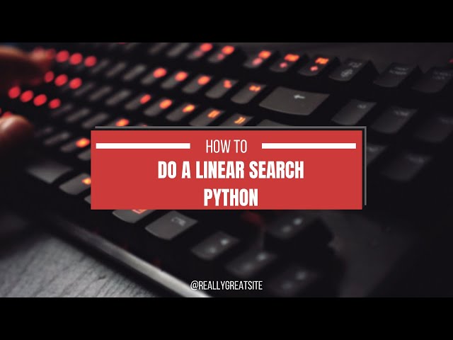 Python Linear Search #shorts