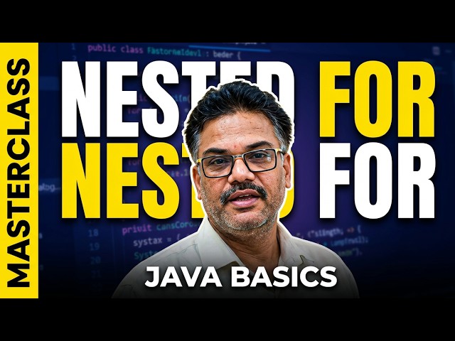 NESTED FOR IN JAVA.