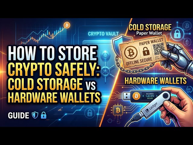 How to Store Crypto Safely: Cold Storage vs Hardware Wallets