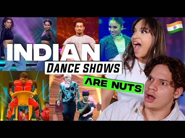 INDIAN DANCE SHOWS ARE INSANE! Latinos react to Indian DANCE SHOWS for the first time