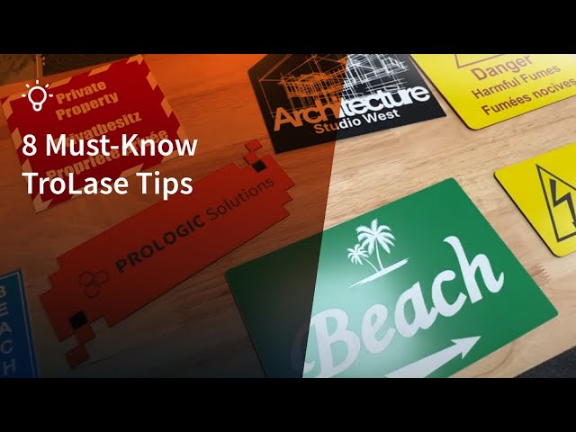 TroLase CO₂ Laser Tips | Cleaner Cuts, Better Results | Trotec Materials