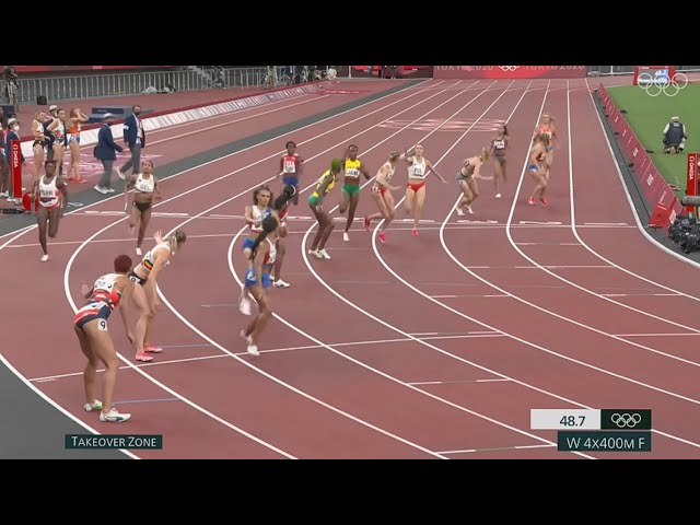 OMG FASTEST 4X400M HISTORY USA TEAM DESTROYED JAMAICA INCREDIBLE FINAL LEG