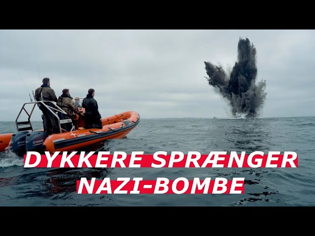 Danish divers find and destroy bomb from World War II