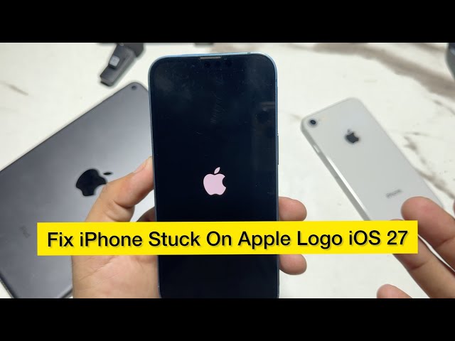 How to Fix iOS 27 Stuck on Apple Logo (Boot Loop)