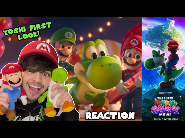 YOSHI FIRST LOOK! - The Super Mario Galaxy Movie Direct | REACTION
