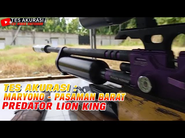 Accuracy Test of the Lion King Predator Air Rifle Ordered by Boss Maryono, West Pasaman
