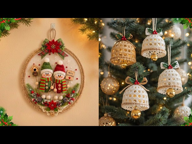 DIY 2 New Christmas decoration Idea From Low Budget | DIY Christmas Craft idea 168🎄
