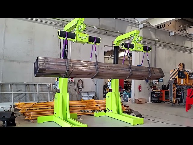 Welding Workstation with Giromatic Rotators / Estación de soldadura con volteadores Giromatic