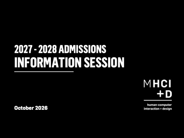 UW MHCID Admissions Info Session 19 Oct 2026
